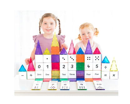 MAGNETIC TILE TOPPERS – NUMERIC PACK 40 PIECE