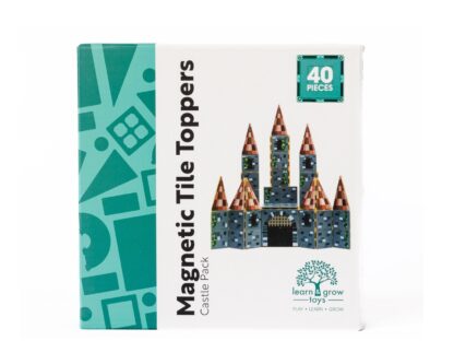 MAGNETIC TILE TOPPERS – CASTLE PACK 40 PIECE